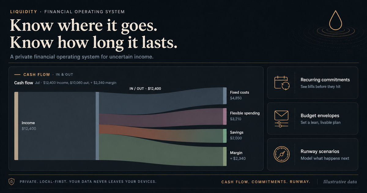 Liquidity — personal-finance clarity preview